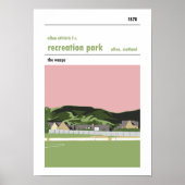 Recreation Park, Alloa. Haynes Style Manual Print. Poster (Voorkant)