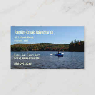 Recreational Kayaking Visitekaartje