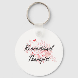 Recreationeel therapistisch artistiek baanontwerp  sleutelhanger