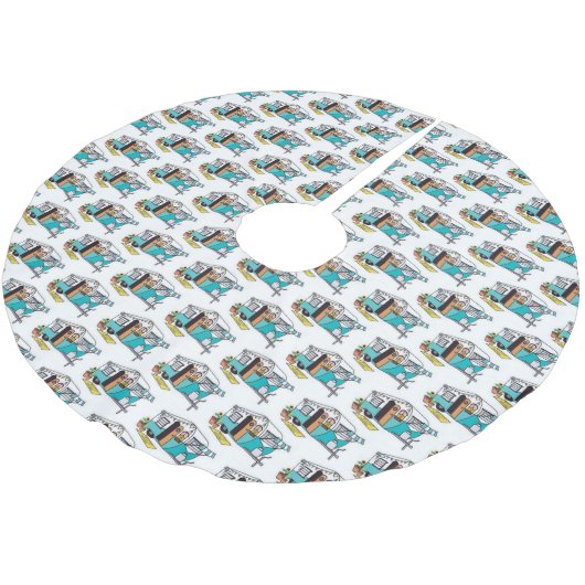 **RECREATIONEEL VOERTUIG** KERSTBOOM ROK (Gekanteld)