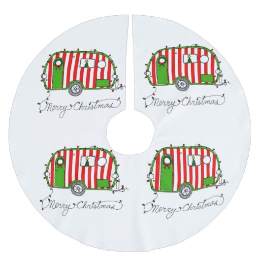 **RECREATIONEEL VOERTUIG * * TREKKEN KERSTBOOM ROK (Voorkant)