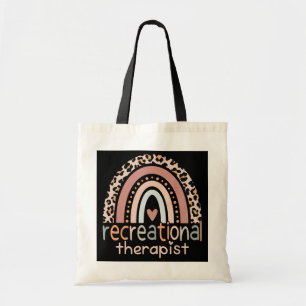 Recreationele therapie Therapistische regenboog Tote Bag
