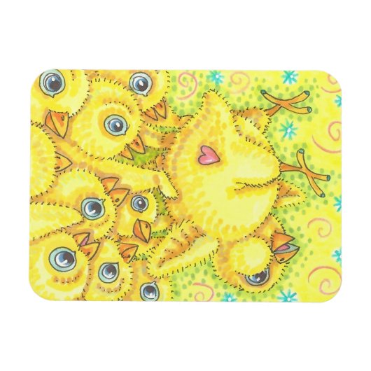 RECROCHER PRINTEMPS MOSH PIT MAGNET Rectangle (Horizontal)