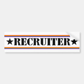 Recruiter Bumpersticker