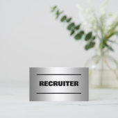 Recruiter Custom QR Visitekaartje (Staand voorkant)