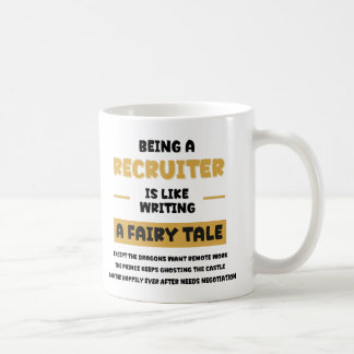 Recruiter koffiemok – Grappig cadeau voor HR & Wer