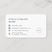 Recruiter Professional Visitekaartje (Achterkant)