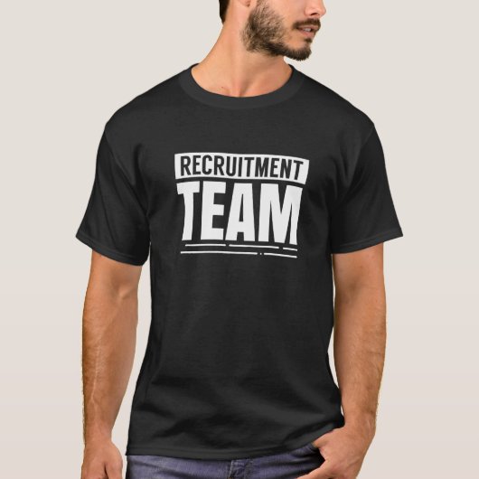 Recruiter Team Headhunter Recruiter Hr Recruiter T-shirt (Voorkant)