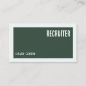 Recruitment Visitekaartjes met aangepaste QR (Voorkant)