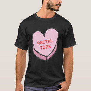 Rectal Tube Happy Valentines Day Heart Nurse Group T-shirt