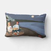 Rectangle 50e anniversaire Keepsaké Coussin (Verso)