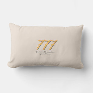 Rectangle 777 Coussin du numéro d'ange