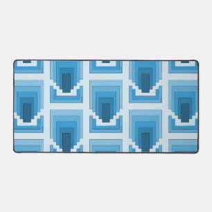 Rectangle Abstrait en Bleu 