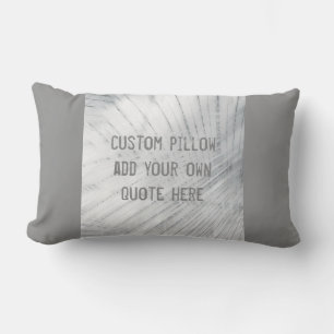 Rectangle ajouter votre propre devis personnalisé coussin gr