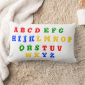 Rectangle Alphabet et numéros 1 à 10 Coussin (Couverture)