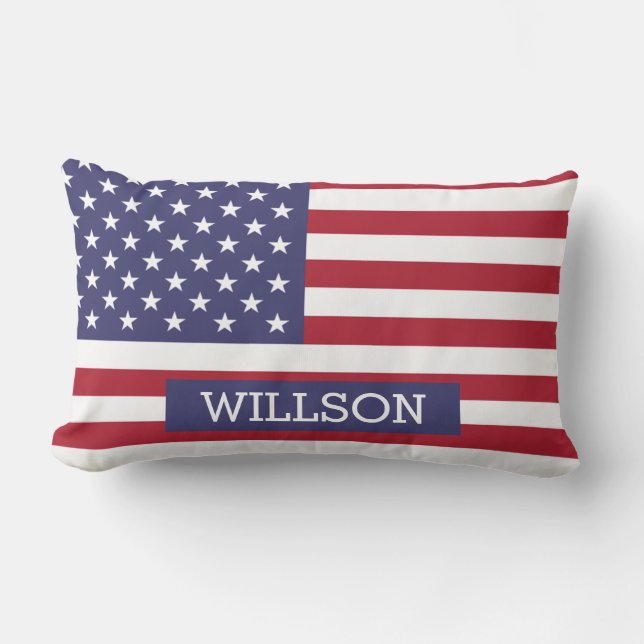 RECTANGLE AMERICA PRIDE FAMILLE COUSSIN LUMBAR (Recto)