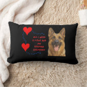 Rectangle Amour & Mon berger allemand Coussin 🐾 ❤️ (Couverture)