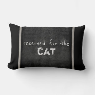 Rectangle amoureux de les chats citent coussin humour gris e
