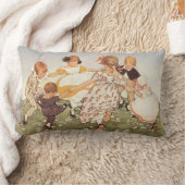 Rectangle Anneau-UN-Rond un coussin de comptine de Rosie (Couverture)
