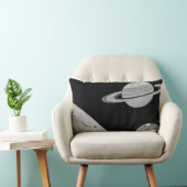 Rectangle Anneaux de Saturn/de coussin lombaire noir et (Chaise)