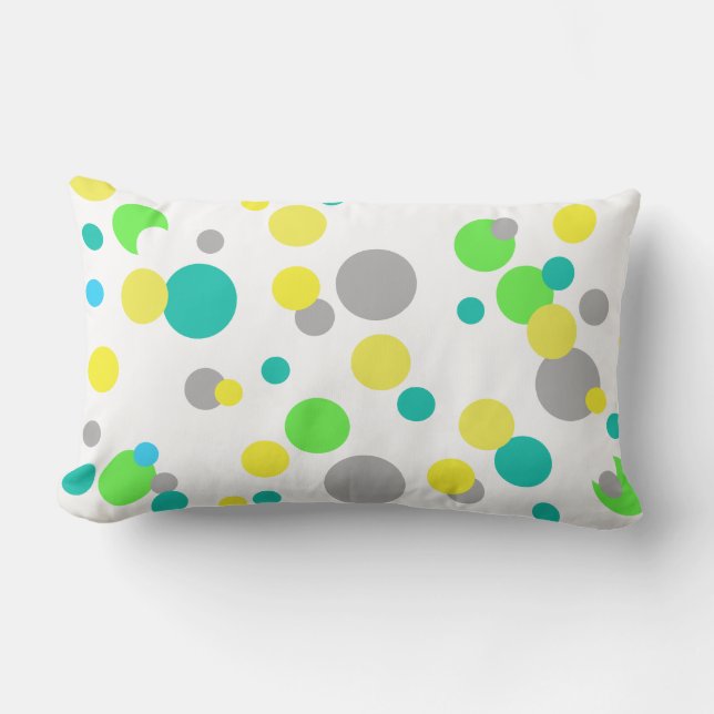 Rectangle Art Abstrait Peinture D'Un Coussin Coussin Type (Recto)