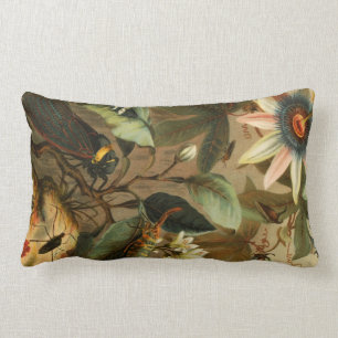 Rectangle Art sauvage vintage de coussin d'insecte d'insecte