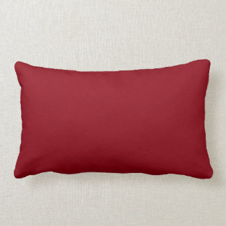 Rectangle Attaquer sur le coussin lombaire rouge de temps