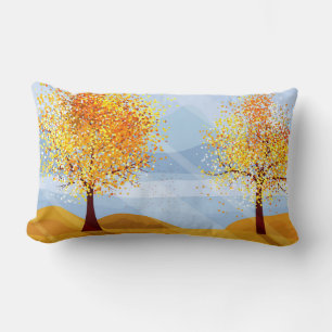 Rectangle Automne Coussin Automne Arbres