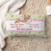 Rectangle Baby Girl Teddy Bear Coussin 2 (Couverture)