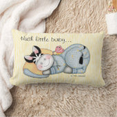 Rectangle BaZooples "petit bébé de silence…" Coussin (Couverture)