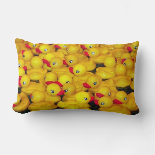Rectangle Beau coussin canard en caoutchouc jaune (Recto)