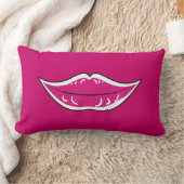 Rectangle beau coussin de MoJo d'Américain de sourire (Couverture)
