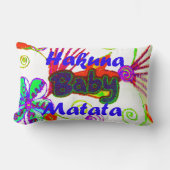 Rectangle Bébé Enfants Hakuna Matata Coussin (Recto)