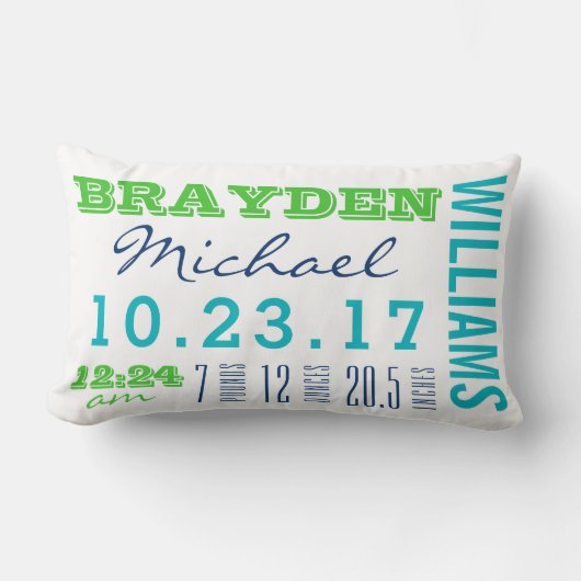 Rectangle Bébé nouveau-né du coussin | de détails de (Recto)