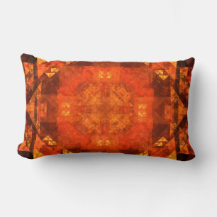 Rectangle Bénédiction Abstrait Art Lumbar Coussin