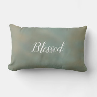 Rectangle Bienheureux coussin vert