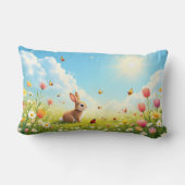 Rectangle Blossom Bunny Coussin (Verso)