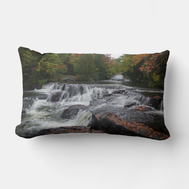 Rectangle Bond Falls Cascades Lumbar Coussin (Recto)