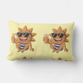Rectangle Bonjour été Coussin lombaire