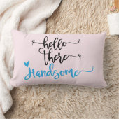Rectangle Bonjour là Handsome-Valentine/Mariage/Love coussin (Couverture)