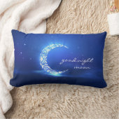 Rectangle Bonne nuit coussin préféré de lune et d'enfant (Couverture)