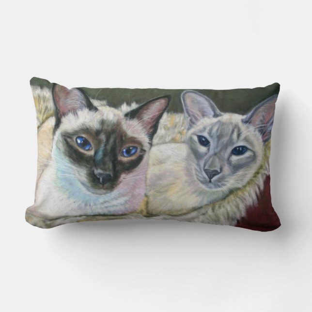 Rectangle Boris aime le coussin de chat de Lola (Recto)