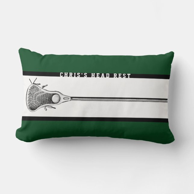 Rectangle Cadeaux de crosse personnalisés Lumbar Coussin (Recto)