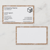 Rectangle - Carte à puce (Devant / Derrière)