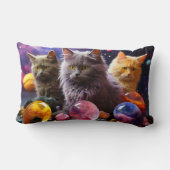 Rectangle Cat Lumbar Coussin pour Amoureux de les chats (Verso)