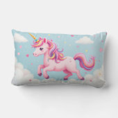 Rectangle Céleste Dream Unicorn Coussin (Verso)