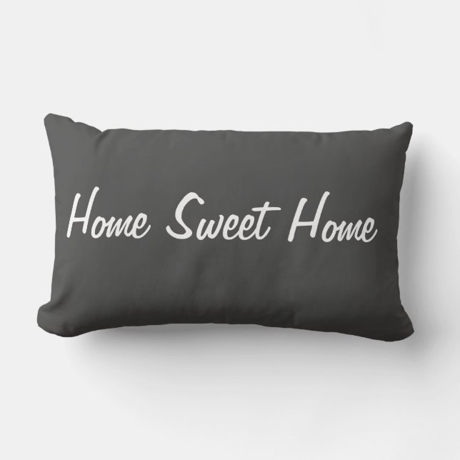 Rectangle Charming Home Sweet Home Coussin - Parfait pour co (Recto)