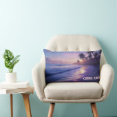 Rectangle Chill Out Sunrise Coussin - Respirez, Faites du bi (Chaise)