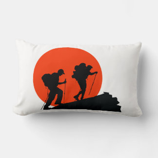 Rectangle cool designer coussin j'aime randonnée