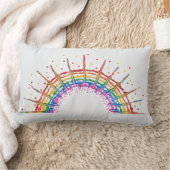 Rectangle Coussin à lancer arc-en-ciel, Coussin Lumbar 33 x  (Couverture)